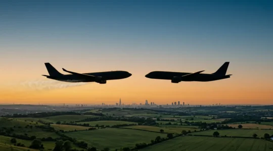 Dual propulsion systems competing for future aviation dominance in British skies