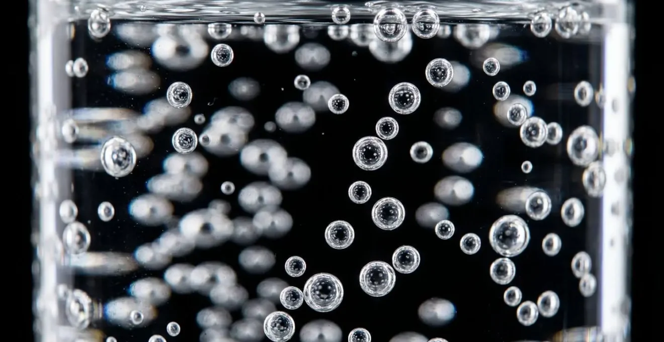 Macro visualization of gas molecule diffusion representing methane escape