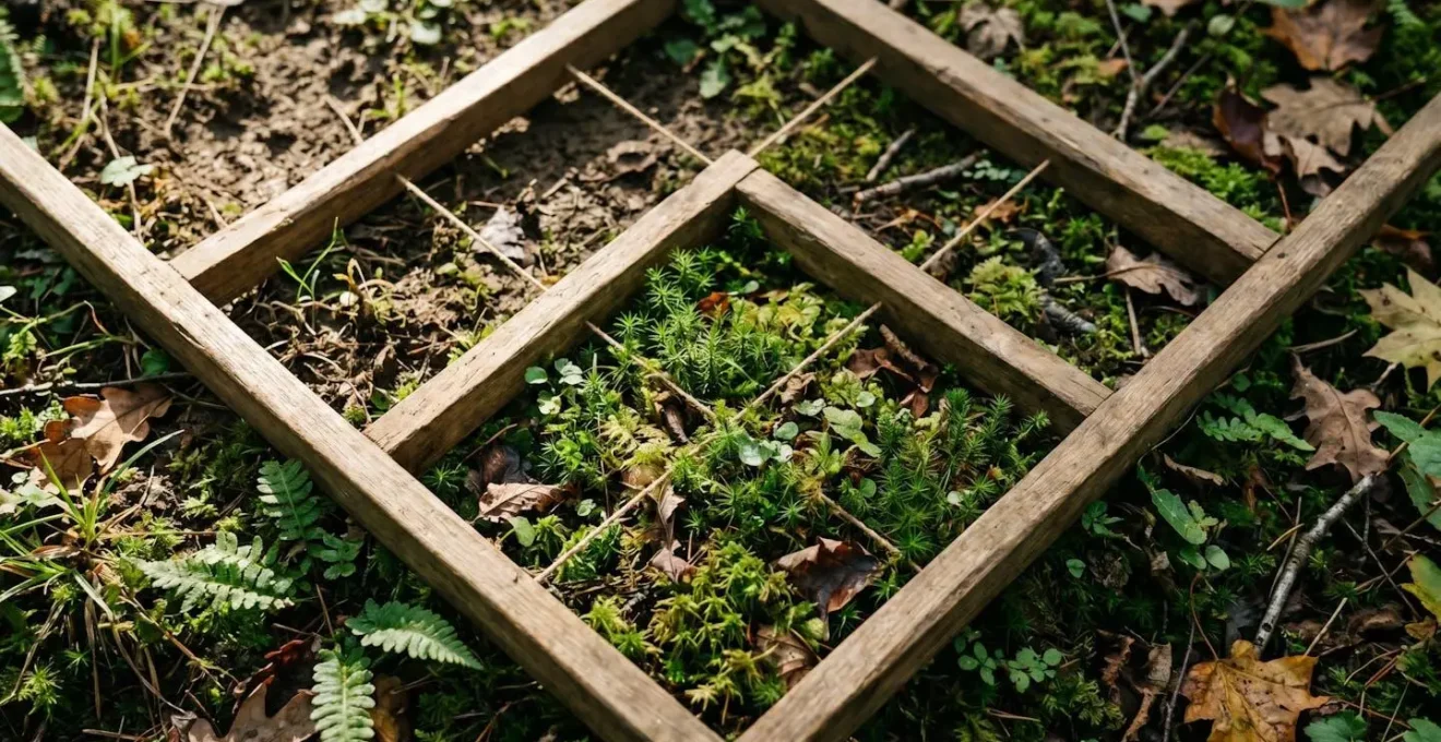 Symbolic representation of sampling methodology bias in ecological field research